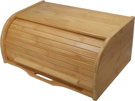 Other Gift Craft Eco-Friendly Natural Bamboo Large Wooden Box Storage Boxes Kitchen Counter Organizer
