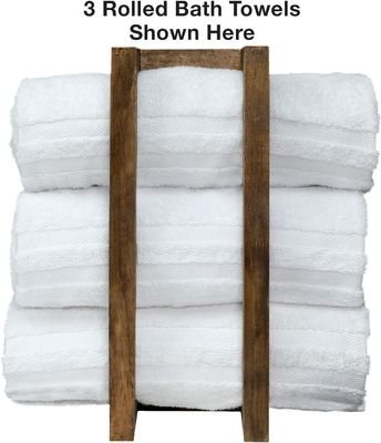202405 Wooden Wall-Mounted Towel Rack Personalized to Your Preferences