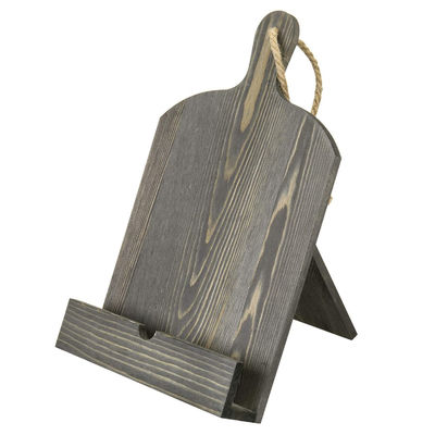 Functional Design Pine Rustic Style Wooden Cookbook Stand for No Sample Required