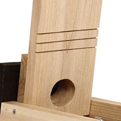 Outdoor Hanging Wooden Birdhouse with Laser Engrave Printing Durable and Stylish