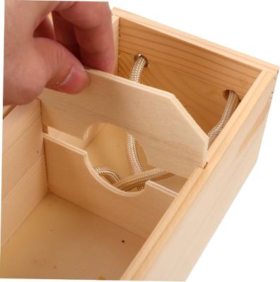 Design Clasp Single Wooden Wine Gift Box Made of Solid Wood for Other Gift Craft