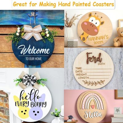 Custom Fashion Wooden Interchangeable Welcome Sign Home Decoration Antique Crafts