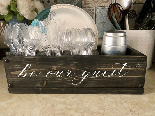Make Hosting a Breeze Solo Cup Wood Holder for Kitchen Counter and Party Hosting