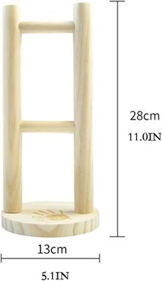 35x11x11cm Elegant Wine Packaging Boxes Wooden Desktop Earphone Headset Holder for Gaming