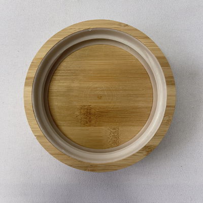 Wooden Lid 10.9x2.4cm for Food Glass Can in Your Choice of Plain or Custom Color