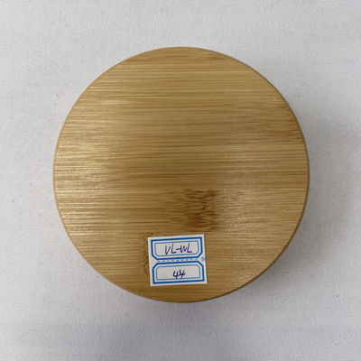 Wooden Lid 10.9x2.4cm for Food Glass Can in Your Choice of Plain or Custom Color