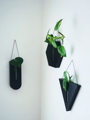 Propagation Station Modern Mini Wooden Box Wall Planter for Porch and Wall Decor Pots