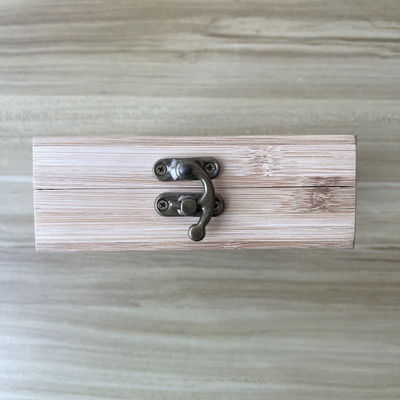 12.8x12.8x4.5cm Promotion Custom Engrave Logo Bamboo Gift Box for Other Gift Craft