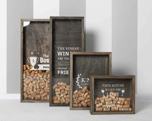 Customized Wooden Box for Anniversary and Wedding Gift Matt Lamination Printing Handling
