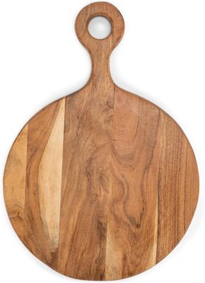 Home Acacia Wood Pizza Peel for Bread Baking All-Season Charcuterie Table Top Paddle