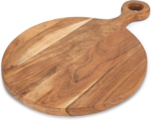 Home Acacia Wood Pizza Peel for Bread Baking All-Season Charcuterie Table Top Paddle