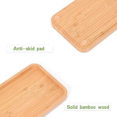 Hot Modern Organic Stackable Bamboo Serving Tray Set for Tea Bowl Free Sample Charge