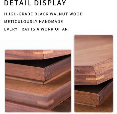 OEM ODM Accepted Wooden Tray Set for Customized and Fast Wood Delivery