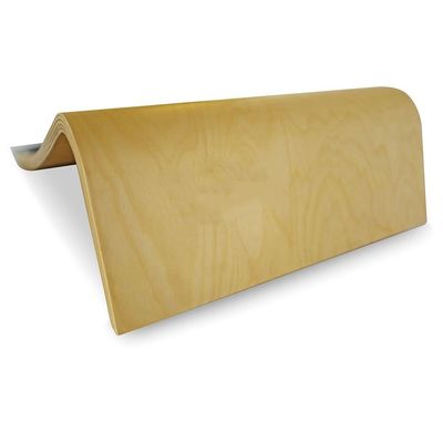 7.9&quot; Burned Wood Launch Ramp for Skateboard Bikes Rollers and Rc Cars Plain Wooden Box