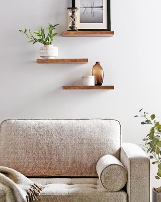 Design Custom 3 Sets Floating Shelf Set Space-Saving Home Decor for Living Room Display