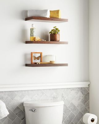 Design Custom 3 Sets Floating Shelf Set Space-Saving Home Decor for Living Room Display