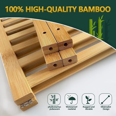 Multifunctional 2-Tier Bamboo Stackable Shoe Rack Organizer for Functional Design