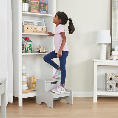 High Quantity Wooden Step Stool Space Saving Essential Top Choice for Kids Furniture