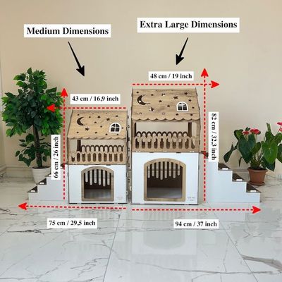 Modern Cat Furniture Customized Shape Wooden Rabbit House for Cats and Small Animals
