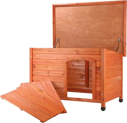 Functional Outdoor Dog House for Small Medium Large Dogs Wood Material and Chew Proof