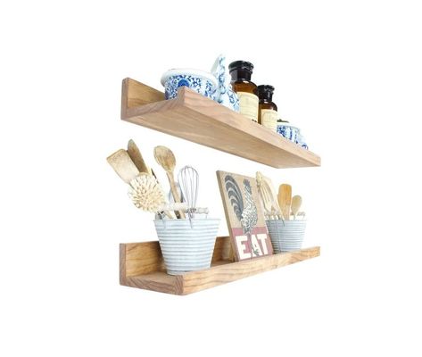 Customized Logo Acceptable Wooden Picture Ledge Floating Shelf for Exquisite Home Decor