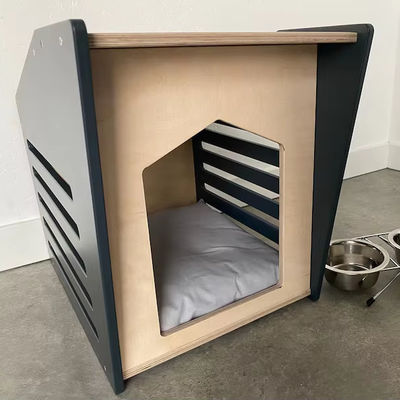 Modern Wooden Wall Mounted Cat Perch Foldable Indoor Pet House with Customized Design