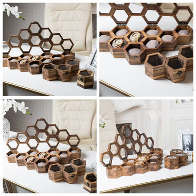 Sliding Lid Environmental Wooden Watch Box Personalized Display Case for Men