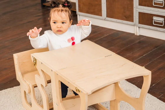 Sample Charge Free Learning Chair for Children's Table and Activity Tower