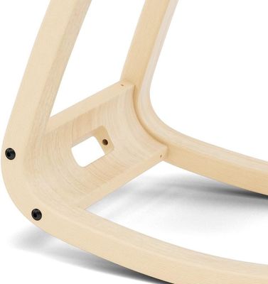 Handmade Natural Ash Original Ergonomic Office Kneeling Chair with Dark Grey Revive Fabric