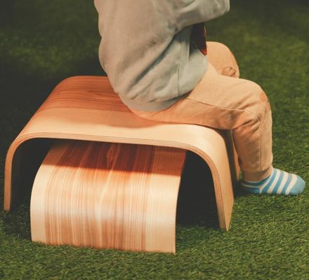 Portable Wood Toddler Stool Custom Logo Two Stepladder for Kitchen PANEL Toilet Steps