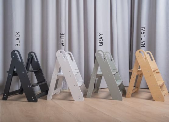 Save Space Wood Bathroom Kids Stool Step Stool for Kids and Adults As Your Request
