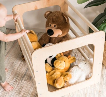 Kids' Wooden Playhouse Equipment for Toddler Climbing Cube High Quantity Advantage