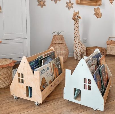OEM Toddler Bookshelf for Modern Design Style Personalized Montessori Furniture