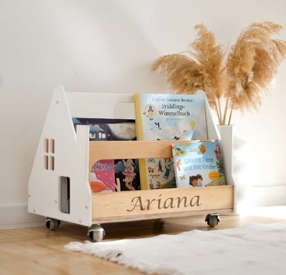 OEM Toddler Bookshelf for Modern Design Style Personalized Montessori Furniture