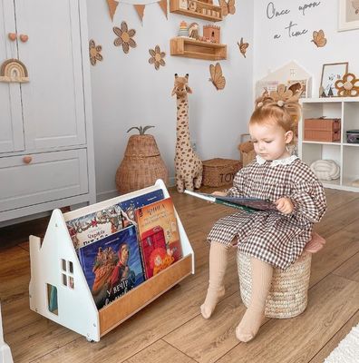 OEM Toddler Bookshelf for Modern Design Style Personalized Montessori Furniture
