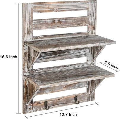 Modern Living Room Furniture Wooden Wall Mounted Shelves High Quantity Customized Logo