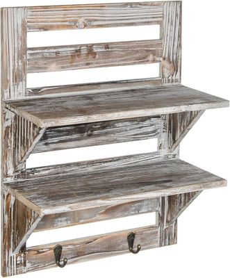 Modern Living Room Furniture Wooden Wall Mounted Shelves High Quantity Customized Logo