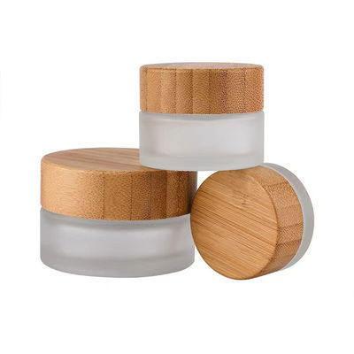 Customized Logo Biodegradable Bamboo Cosmetic Jar for Empty Jars Eco-Friendly Design