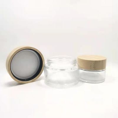 Customized Logo Biodegradable Bamboo Cosmetic Jar for Empty Jars Eco-Friendly Design