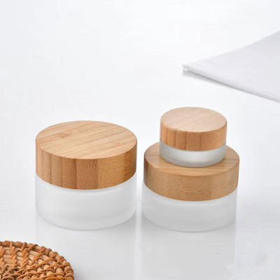 Customized Logo Biodegradable Bamboo Cosmetic Jar for Empty Jars Eco-Friendly Design