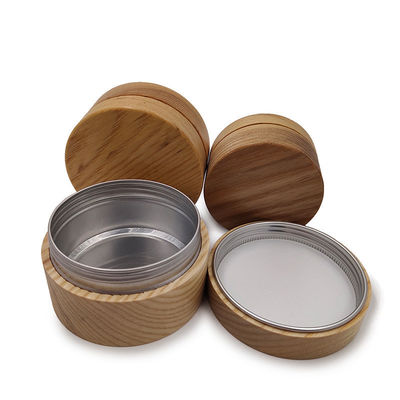 Customized Logo Biodegradable Bamboo Cosmetic Jar for Empty Jars Eco-Friendly Design