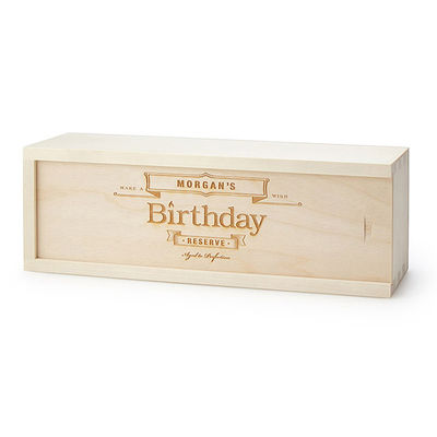 Stock grade Red Wine Box Wooden Packaging Printing Handling Other Rectangle/ Square /Round