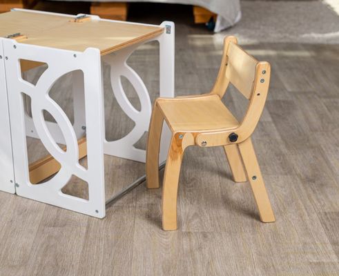 Modern Design Style 2in1 Convertible Step Stool Chair Perfect for Kids and Toddlers