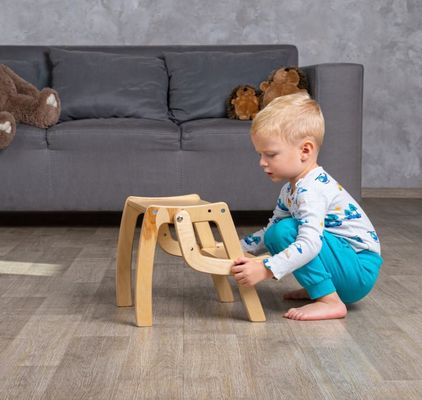 Modern Design Style 2in1 Convertible Step Stool Chair Perfect for Kids and Toddlers