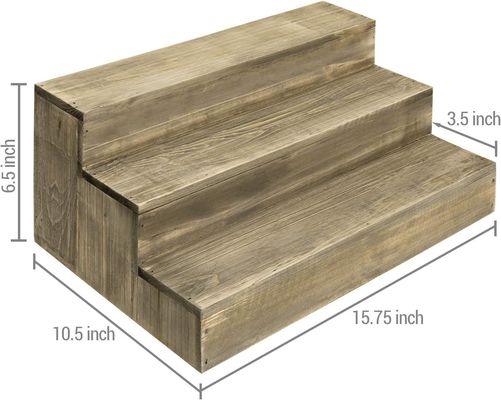 OEM Order Acceptable Wood Dessert Stand Cupcake Riser Display for Special Occasions