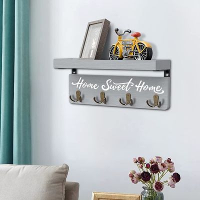 Customized Shape Wood Key Holder Wall Mount Key Hanger Organize Your Key Collection
