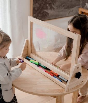 Sample Charge and Printing 4 in 1 Wooden Table Easel for Professional Sample Results