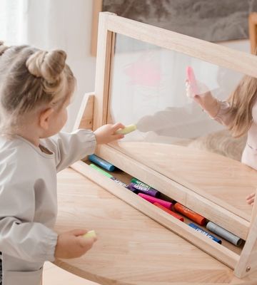 Sample Charge and Printing 4 in 1 Wooden Table Easel for Professional Sample Results