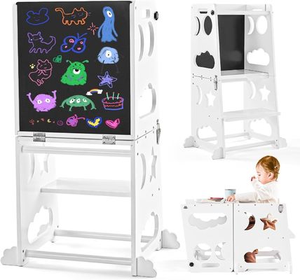 Living Room Furniture Children Kitchen Step Stool for Learning Standing Tower