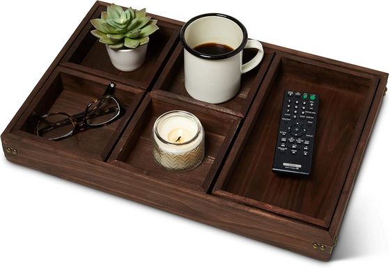 Chopping Blocks Custom Service 18.5 X 12 Inches Large Rustic Coffee Couch And Sofa Serving Tray For Food